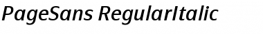 Download PageSans-RegularItalic Font Download PageSans-RegularItalic Font