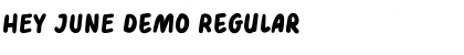 Download HEY JUNE Demo Font Download HEY JUNE Demo Font