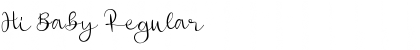 Download Hi Baby Font Download Hi Baby Font