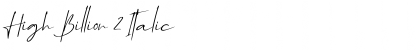 Download High Billion 2 Font Download High Billion 2 Font
