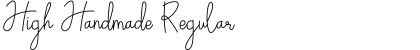 Download High Handmade Font Download High Handmade Font