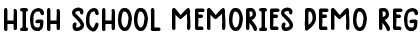 Download High School Memories Demo Font Download High School Memories Demo Font