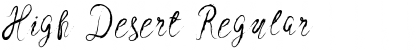 Download High Desert Font Download High Desert Font