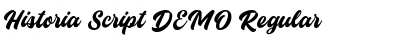 Download Historia Script DEMO Font Download Historia Script DEMO Font