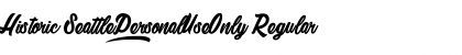 Download Historic Seattle_PersonalUseOnly Font Download Historic Seattle_PersonalUseOnly Font