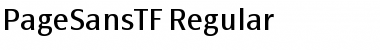 Download PageSansTF-Regular Font Download PageSansTF-Regular Font