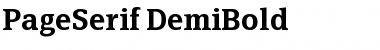 Download PageSerif-DemiBold Font Download PageSerif-DemiBold Font