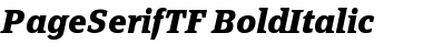 Download PageSerifTF-BoldItalic Font Download PageSerifTF-BoldItalic Font