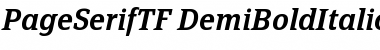 Download PageSerifTF-DemiBoldItalic Font Download PageSerifTF-DemiBoldItalic Font