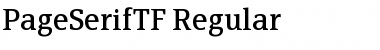 Download PageSerifTF-Regular Font Download PageSerifTF-Regular Font