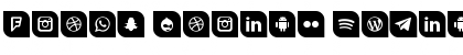Download Icons Social Media 1 Font Download Icons Social Media 1 Font