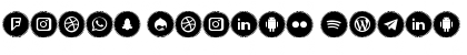 Download Icons Social Media 11 Font Download Icons Social Media 11 Font
