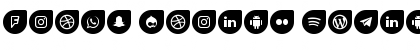 Download Icons Social Media 12 Font Download Icons Social Media 12 Font