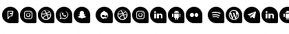 Download Icons Social Media 13 Font Download Icons Social Media 13 Font
