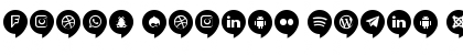 Download Icons Social Media 14 Font Download Icons Social Media 14 Font