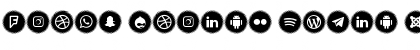 Download Icons Social Media 15 Font Download Icons Social Media 15 Font