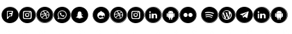 Download Icons Social Media 6 Font Download Icons Social Media 6 Font