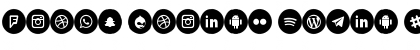 Download Icons Social Media 8 Font Download Icons Social Media 8 Font