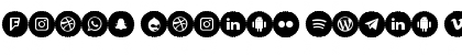 Download Icons Social Media 9 Font Download Icons Social Media 9 Font