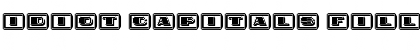 Download Idiot Capitals Filled Font Download Idiot Capitals Filled Font