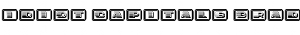 Download Idiot Capitals Gradient Filled Font Download Idiot Capitals Gradient Filled Font