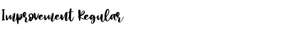 Download Improvement Font Download Improvement Font