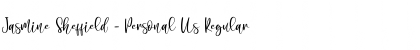 Download Jasmine Sheffield - Personal Us Font Download Jasmine Sheffield - Personal Us Font