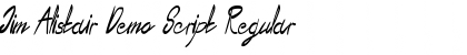 Download Jim Alistair Demo Script Font Download Jim Alistair Demo Script Font