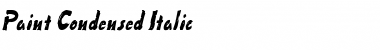 Download PaintCondensed Font Download PaintCondensed Font