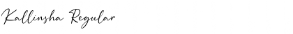 Download Kallinsha Font Download Kallinsha Font