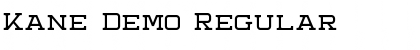 Download Kane Demo Font Download Kane Demo Font