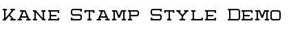 Download Kane Stamp Style Demo Font Download Kane Stamp Style Demo Font