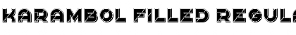 Download Karambol Filled Font Download Karambol Filled Font