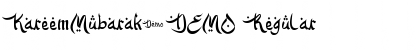 Download KareemMubarak-DEMO Font Download KareemMubarak-DEMO Font