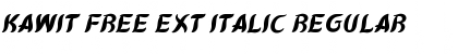 Download Kawit Free Ext Italic Font Download Kawit Free Ext Italic Font