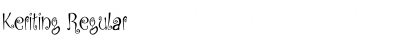 Download Keriting Font Download Keriting Font