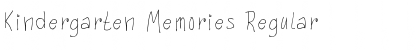 Download Kindergarten Memories Font Download Kindergarten Memories Font