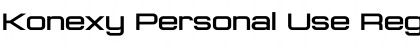 Download Konexy Personal Use Font Download Konexy Personal Use Font