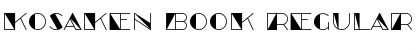 Download Kosaken Book Font Download Kosaken Book Font