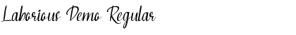 Download Laborious Demo Font Download Laborious Demo Font