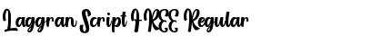 Download Laggran Script FREE Font Download Laggran Script FREE Font