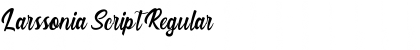 Download Larssonia Script Font Download Larssonia Script Font