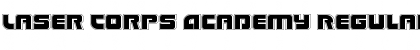 Download Laser Corps Academy Font Download Laser Corps Academy Font