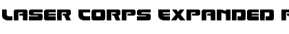 Download Laser Corps Expanded Font Download Laser Corps Expanded Font
