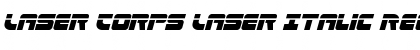 Download Laser Corps Laser Italic Font Download Laser Corps Laser Italic Font
