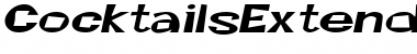 Download CocktailsExtended Font Download CocktailsExtended Font