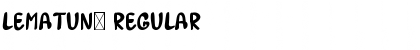 Download LEMATUN1 Font Download LEMATUN1 Font