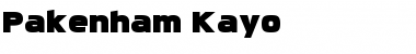 Download Pakenham Kayo Font Download Pakenham Kayo Font