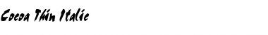 Download Cocoa Thin Font Download Cocoa Thin Font