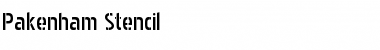 Download Pakenham Stencil Font Download Pakenham Stencil Font